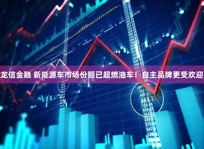 龙信金融 新能源车市场份额已超燃油车！自主品牌更受欢迎