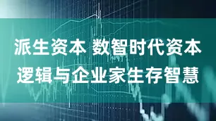 派生资本 数智时代资本逻辑与企业家生存智慧